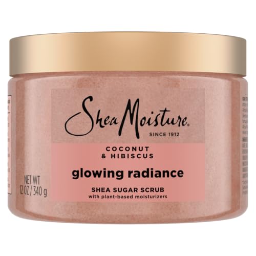 SheaMoisture Coconut Hibiscus Body Scrub for Glowing Skin - 12 oz