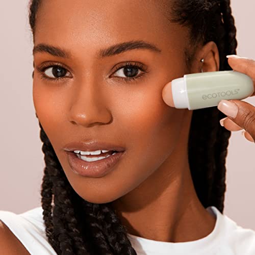 EcoTools Oil Absorbing Facial Roller with Volcanic Stone - Reusable Shine Control Tool for Oily Skin