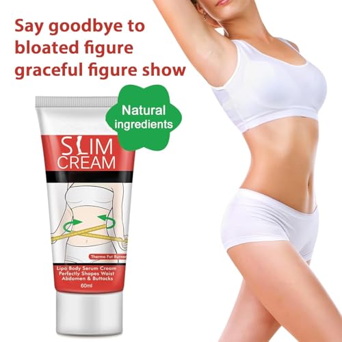 Hot Slimming Cream 2 Pack for Fat Burning & Body Shaping - Natural Ingredients