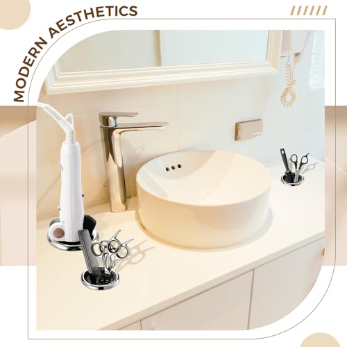 MorningRo 3 Pcs Hair Dryer Holder Insert Silver 3"+2"+1.5"