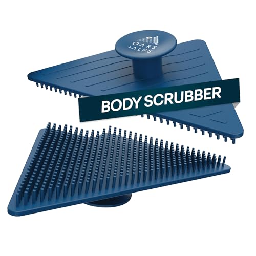 Oars + Alps Silicone Body Scrubber - Antimicrobial Exfoliating Tool