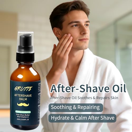 Premium 9-Piece Men’s Shaving Kit with Oil, Cream, and Accessories