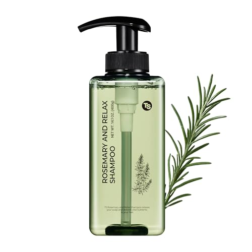 TS Rosemary & Relax Hydrating Sulfate-Free Shampoo 14.1 Fl oz – Calming & Nourishing