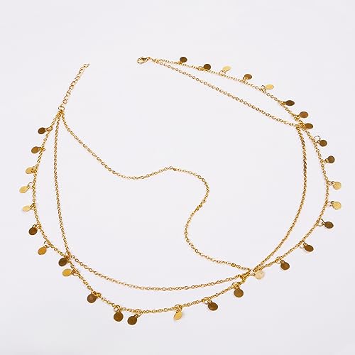 Goddess Gold Headpiece Hair Chain for Women & Girls