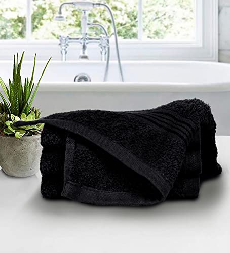 Belizzi Home 12-Piece Ultra Soft 100% Cotton Washcloth Set, 12x12 Inch