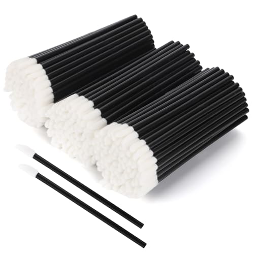 300 Disposable Lip Brushes - Lipstick Applicators for Makeup