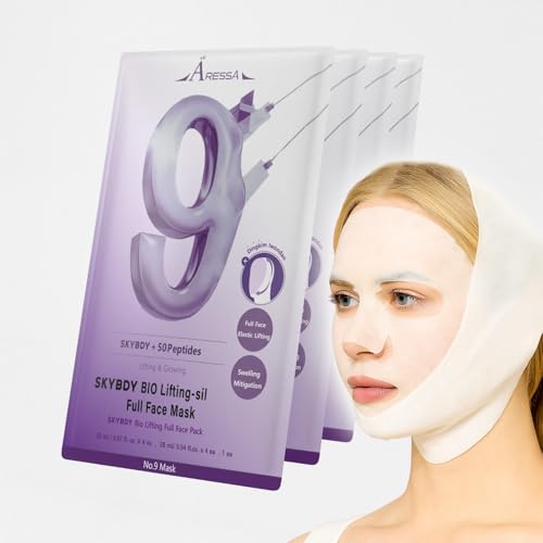 ARESSA SKYBDY BIO Lifting Full Face Mask with NAD+ & Collagen (4 Sheets)
