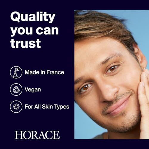 HORACE Purifying Face Cleanser for Men - Gentle Unscented Daily Gel, 6.76 oz