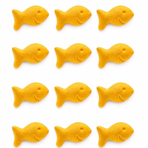 Goldfish Cracker Resin Fridge Magnets - Pack of 12