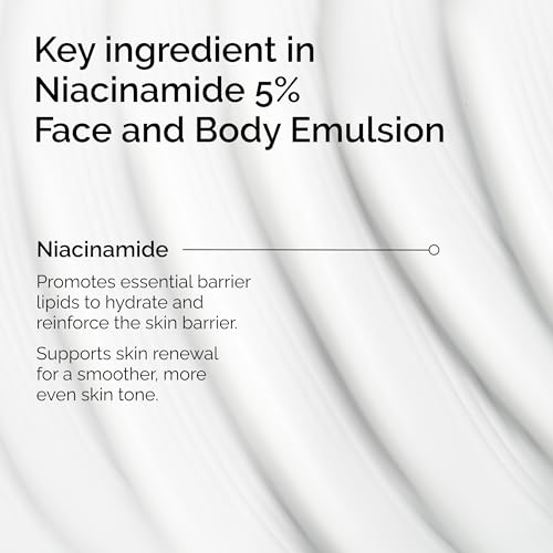 The Ordinary Niacinamide 5% Face & Body Emulsion - Dark Spot Corrector, 3.4 Fl Oz