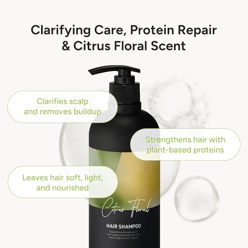 Korean Rosemary Shampoo - Citrus Floral Scent, 16.9 fl oz