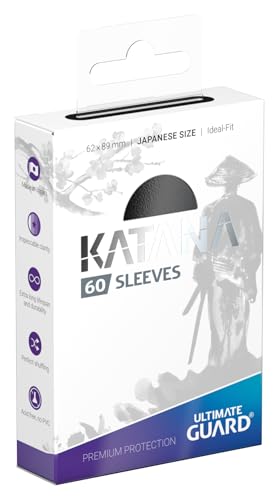 Ultimate Guard Katana Card Sleeves - 60 Japanese Size TCG Sleeves, Acid-Free, High Clarity