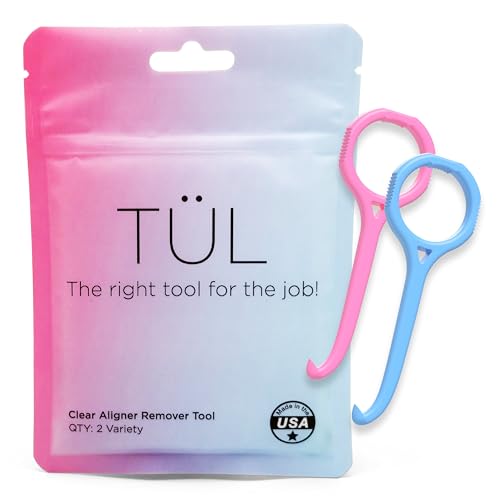 NCASE TÜL Invisalign Remover Tool 2-Pack – USA Made Ortho Approved, Lifetime Replacements
