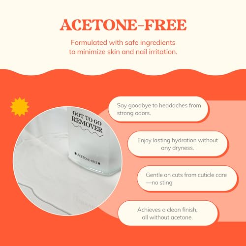 Heyhae Gel Nail Strip Remover - Acetone-Free, Gentle, 1.01 fl oz