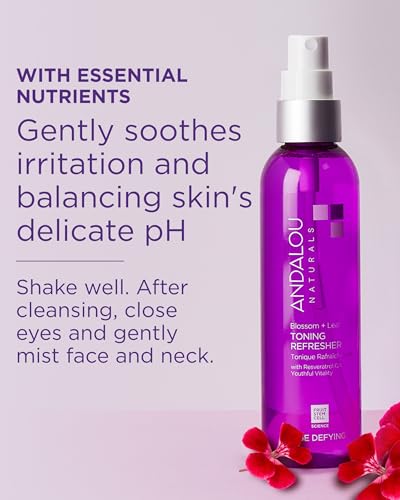 Andalou Naturals Blossom + Leaf Age Defying Toning Refresher 6 fl oz