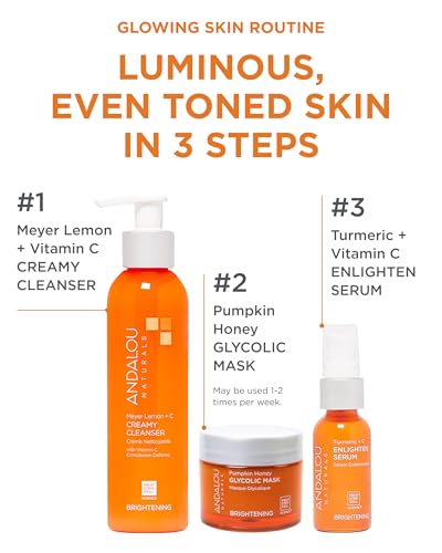 Andalou Naturals Pumpkin Honey Glycolic Face Mask - 1.7 fl oz