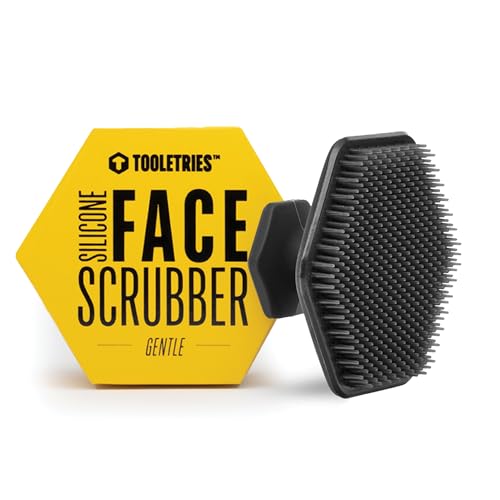 TOOLETRIES Silicone Face Scrubber - Gentle Exfoliating Brush for Clearer Skin