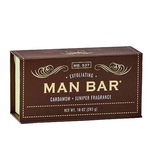 Peppered Cardamom & Juniper Exfoliating Soap Bar - Made in USA