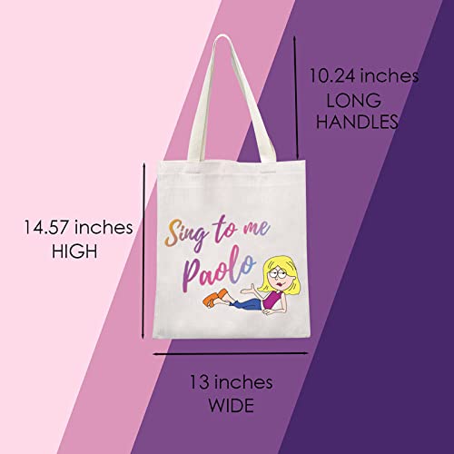 MNIGIU Tote Cosmetic Bag Sing to Me Paolo Makeup Pouch for Women