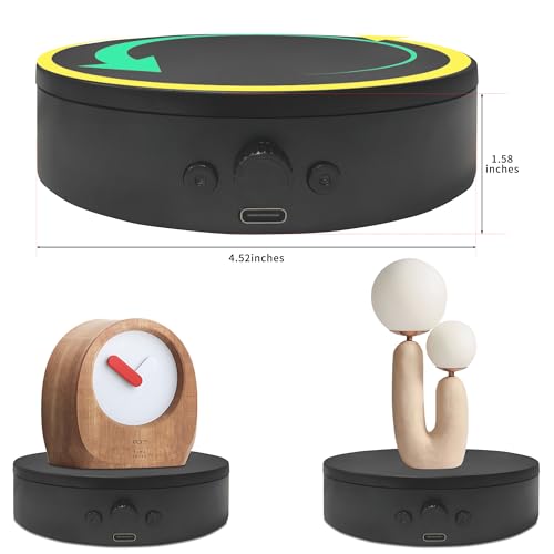 360° Motorized Rotating Display Stand for Jewelry & Accessories