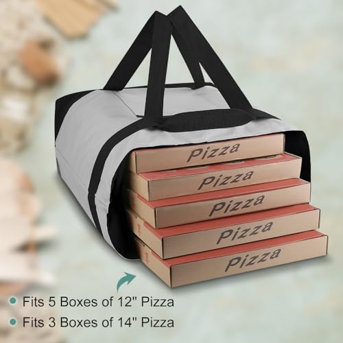 Mosago 39L Insulated Food Delivery Bag - Heavy Duty, Leakproof, Collapsible