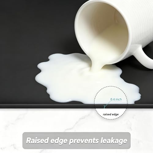 Anti-Vibration Silicone Coffee Mat 16"x16" - Noise Reduction Under Espresso Machine