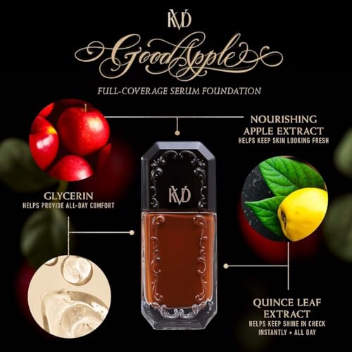 KVD Beauty Good Apple Serum Foundation - Tan 074, Full Coverage