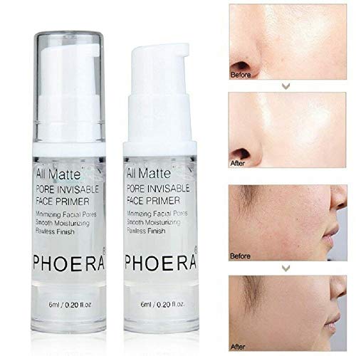 Phoera Face Primer Invisible Pores Oil Control 6ml, Vitamin Enriched Makeup Base