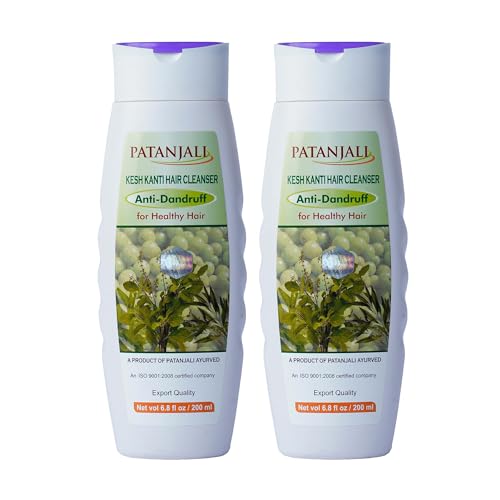 Patanjali Kesh Kanti Anti-Dandruff Shampoo - Herbal Hair Cleanser (2 Pack)