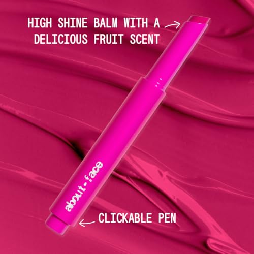 aboutface Dragonfruit Fusion Cherry Pick Lip Color Butter - Vibrant Lip Balm 0.06oz
