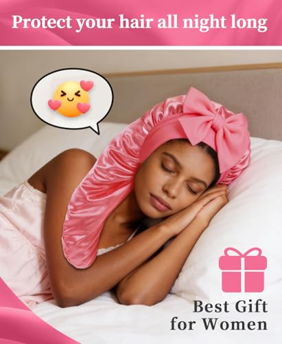 Silk Bonnet for Women - Satin Sleep Cap for Curly Hair