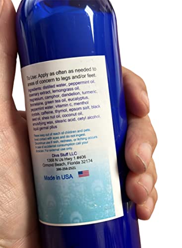 Diva Stuff Cooling Leg and Foot Cream - Natural Relief for Swollen Feet