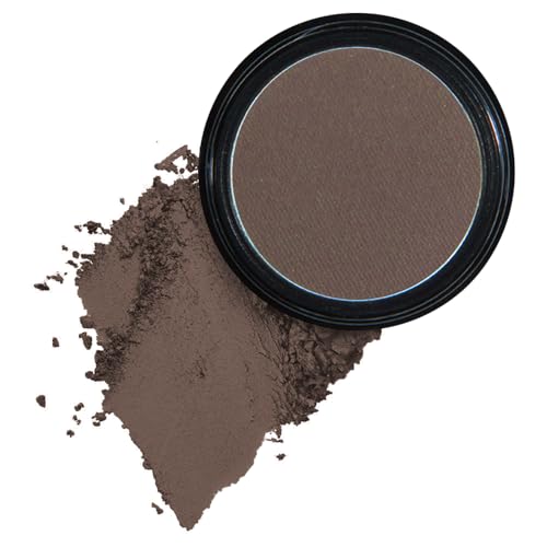 Mysense Matte Dark Brown Single Eyeshadow Palette, Pressed Powder Eye