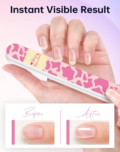 Maryton Nail Buffer 3-Piece Set for Natural Nails, High-Gloss Shine, Salon-Quality