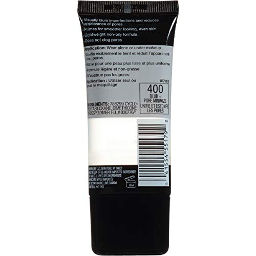 Maybelline Facestudio Master Prime Makeup Primer - Blur & Pore Minimize, 1 oz