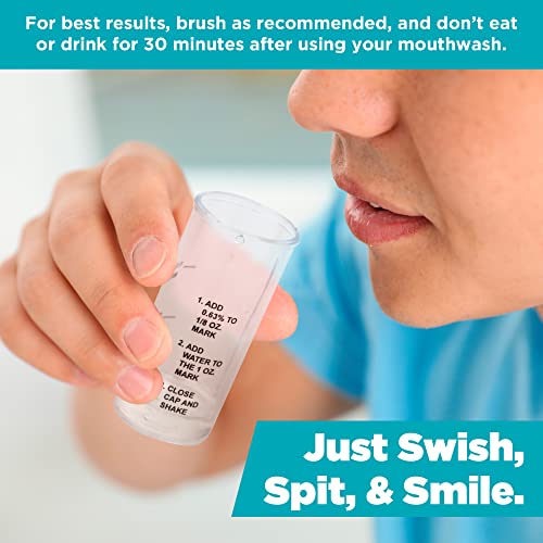 Everest Oral Care Alcohol-Free Fruit Punch Mouthwash 10 Fl Oz – Concentrated for Bad Breath & Gum Health