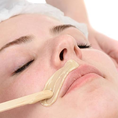 Mibly 200 Pcs Wooden Wax Sticks for Eyebrow & Hair Removal