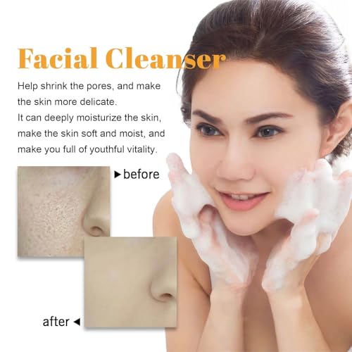 Yaper Turmeric Facial Cleanser with Brush - Deep Brightening Skin Wash - 1 Piece