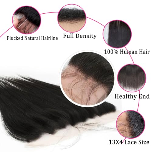 10 Inch 13x4 Lace Frontal Closure Straight Human Hair