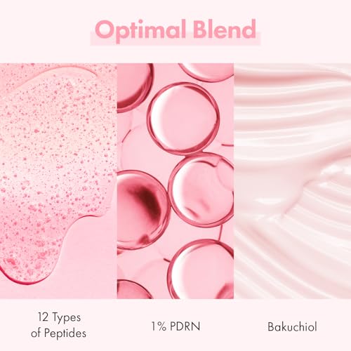 TOSOWOONG Pink Peptide 12 PDRN Serum for Radiant Skin
