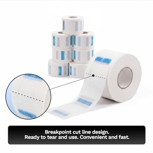 Studio Limited Disposable Barber Neck Strips - 1000 Count Paper Rolls