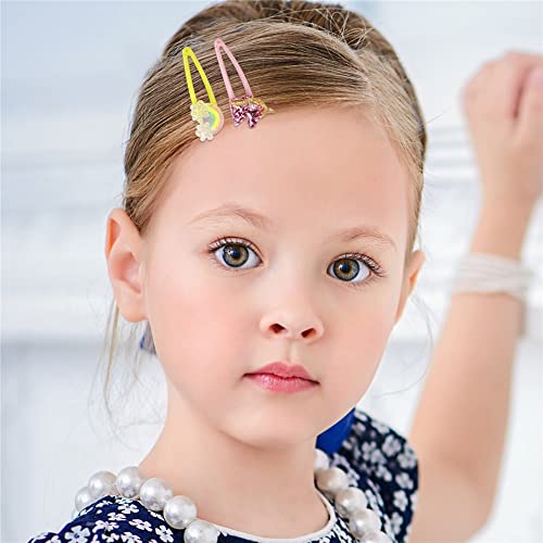 Unicorn Butterfly Rabbit Hair Clips Set for Girls - 8 Pcs