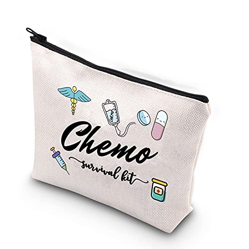WCGXKO Chemo Care Package Survival Kit for Women - Chemotherapy Treatment Zipper Pouch Bag