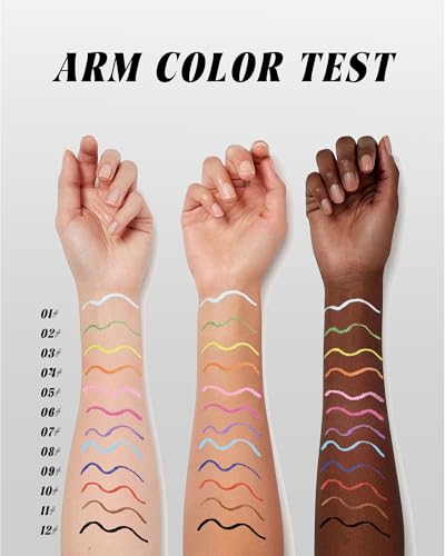 Lestpola Red Liquid Eyeliner Pencil - 24H Waterproof Matte Eye Liner