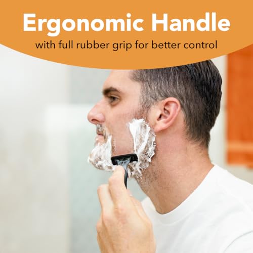 BIC Flex 4 Sensitive Disposable Razors for Men, 10-Pack