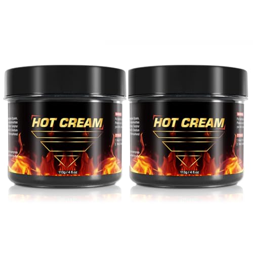 Hot Sweat Cream 4 oz (Pack of 2) - Sweat Enhancer for Workouts