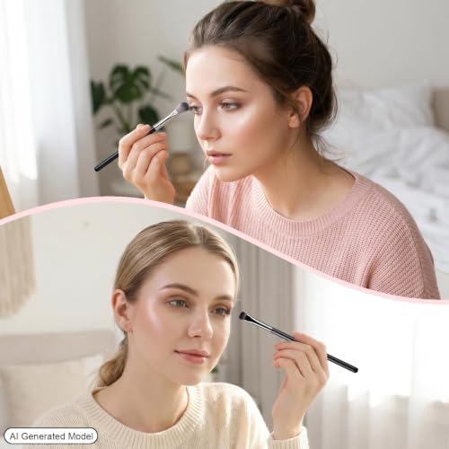 KINGMAS 6-Piece Eye Makeup Brush Set - Vegan & Cruelty-Free