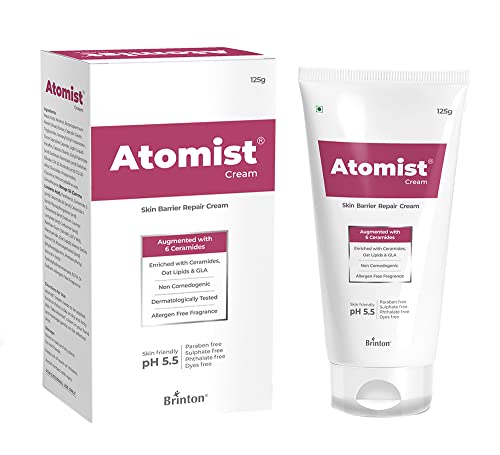 Brinton Atomist Moisturizing Face Cream for Dry & Sensitive Skin 4 oz - Fragrance-Free, Non-Comedogenic, Ceramides & Oat Lipids