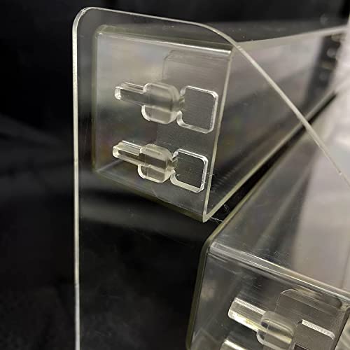 MineSign 5-Tier Clear Sunglasses Organizer Display Case for Eyeglasses