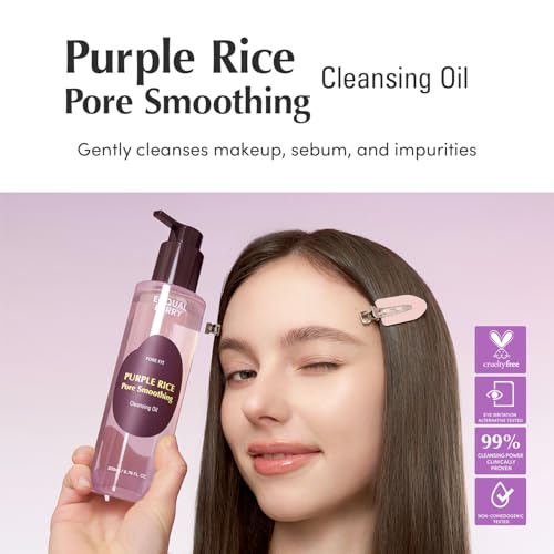 EQQUALBERRY Purple Rice Pore Smoothing Cleansing Oil – 6.76 fl.oz